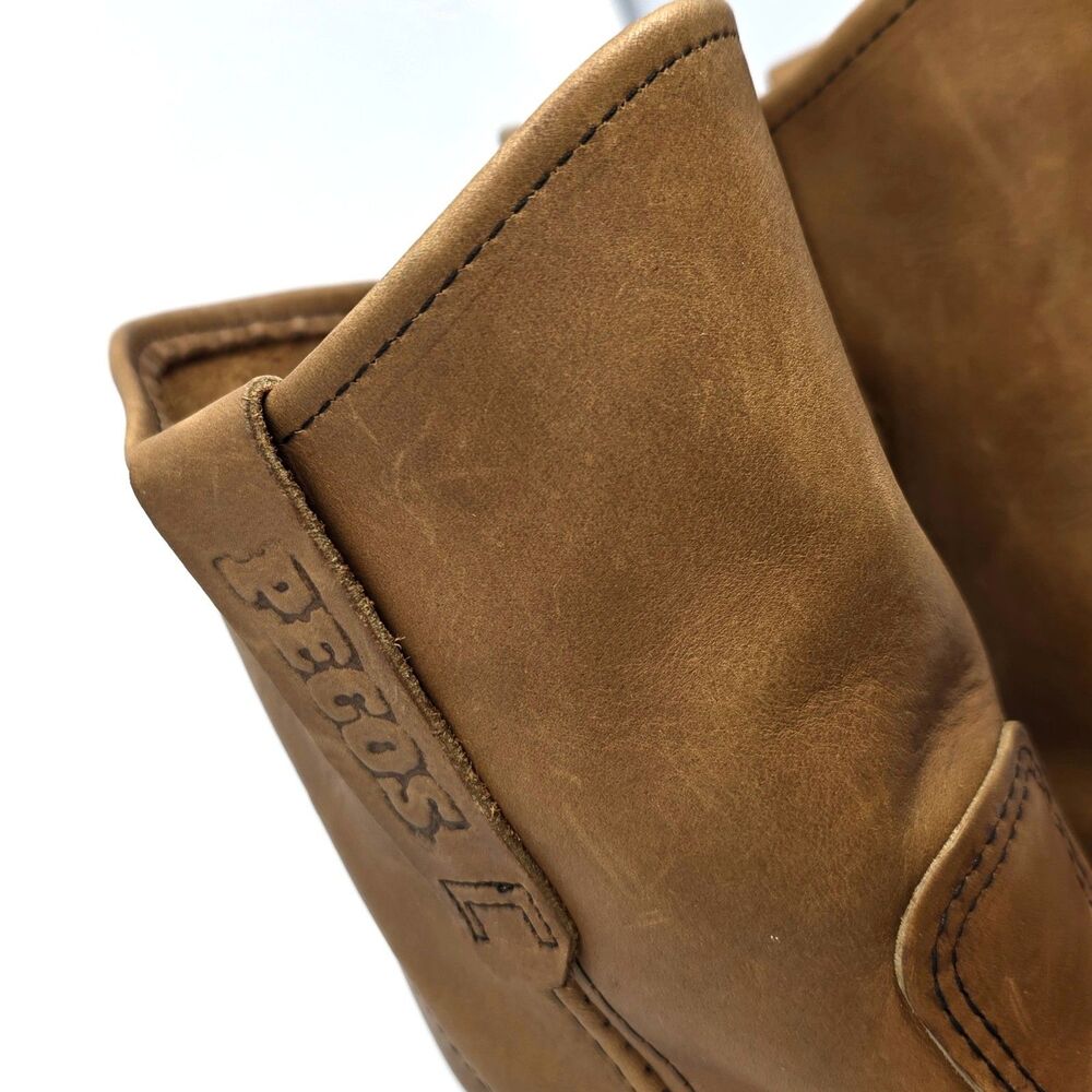 Red Wing Pecos 866 Pull On Leather Work Boot US 5 | EU 37 Made in USA Brown NEW - Picture 8 of 16